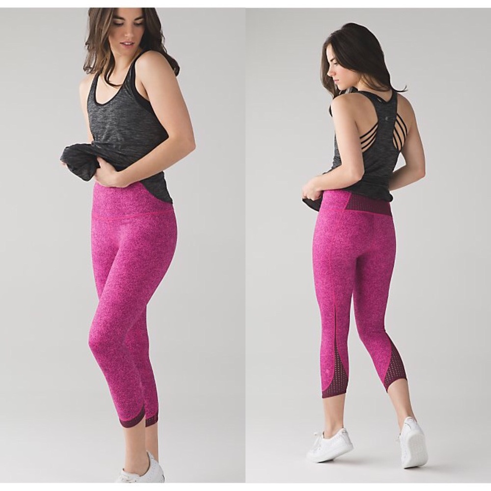 lululemon high waisted rio mist transcend pant